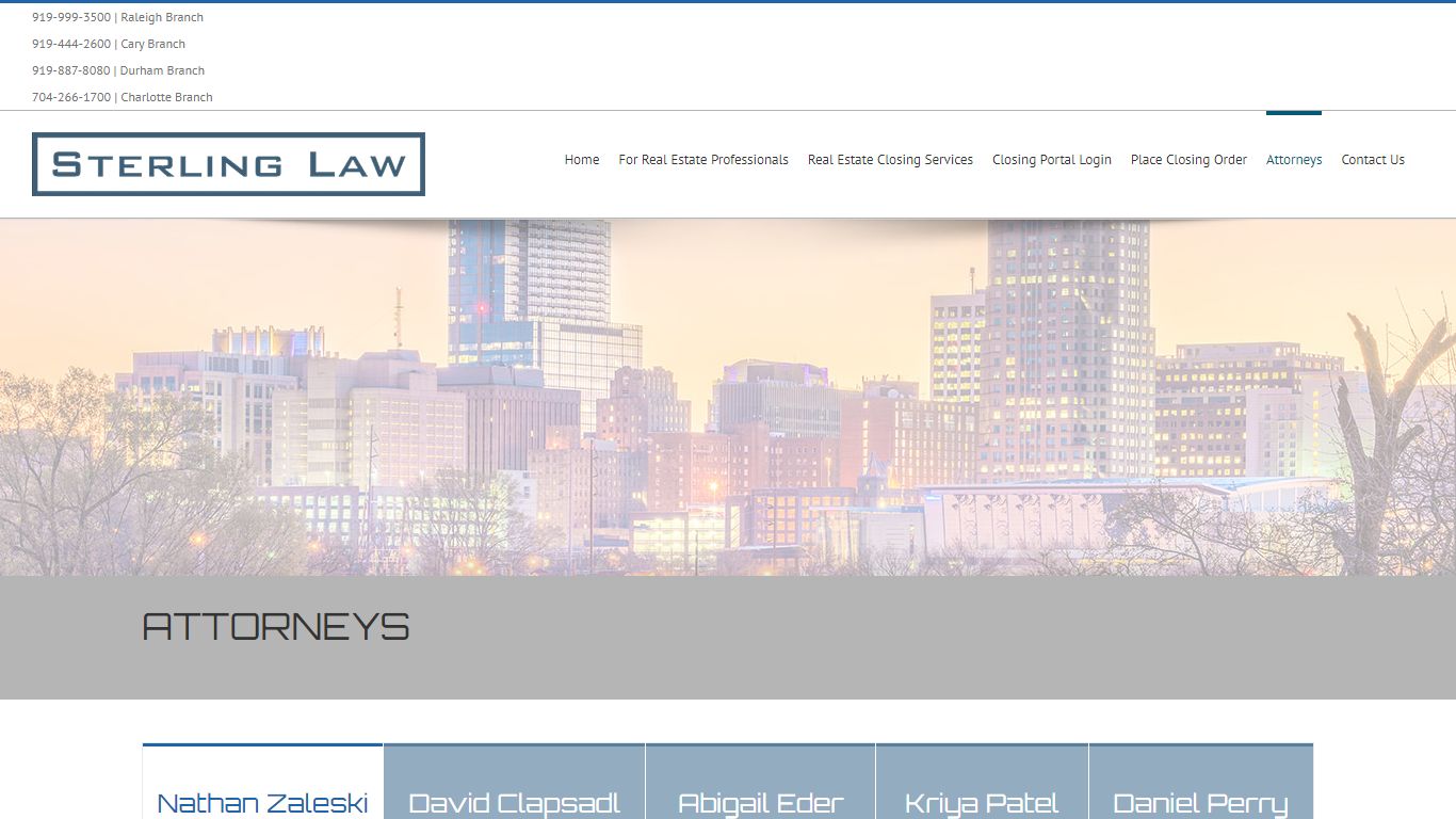 Attorneys – Sterling Law